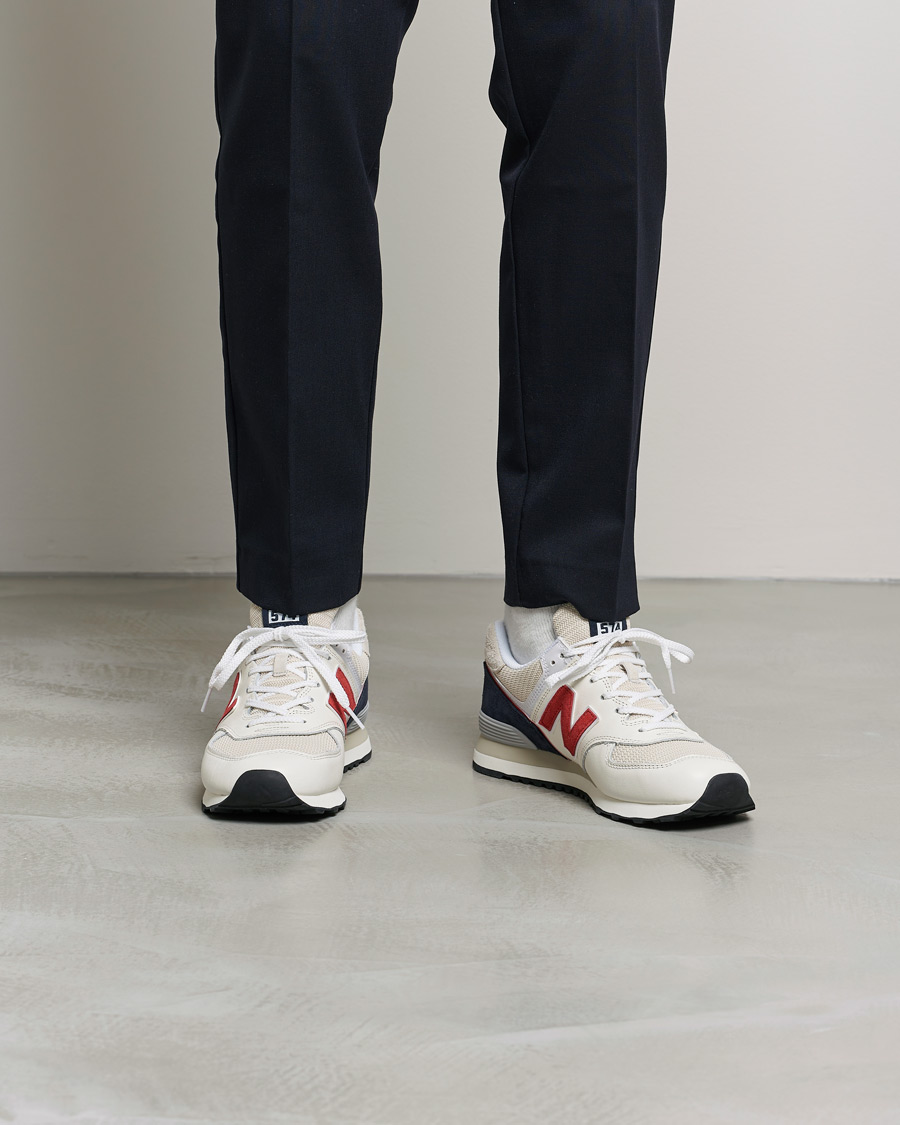 Uomini | New Balance 574 Sneaker Sea Salt | New Balance | 574 Sneaker Sea Salt