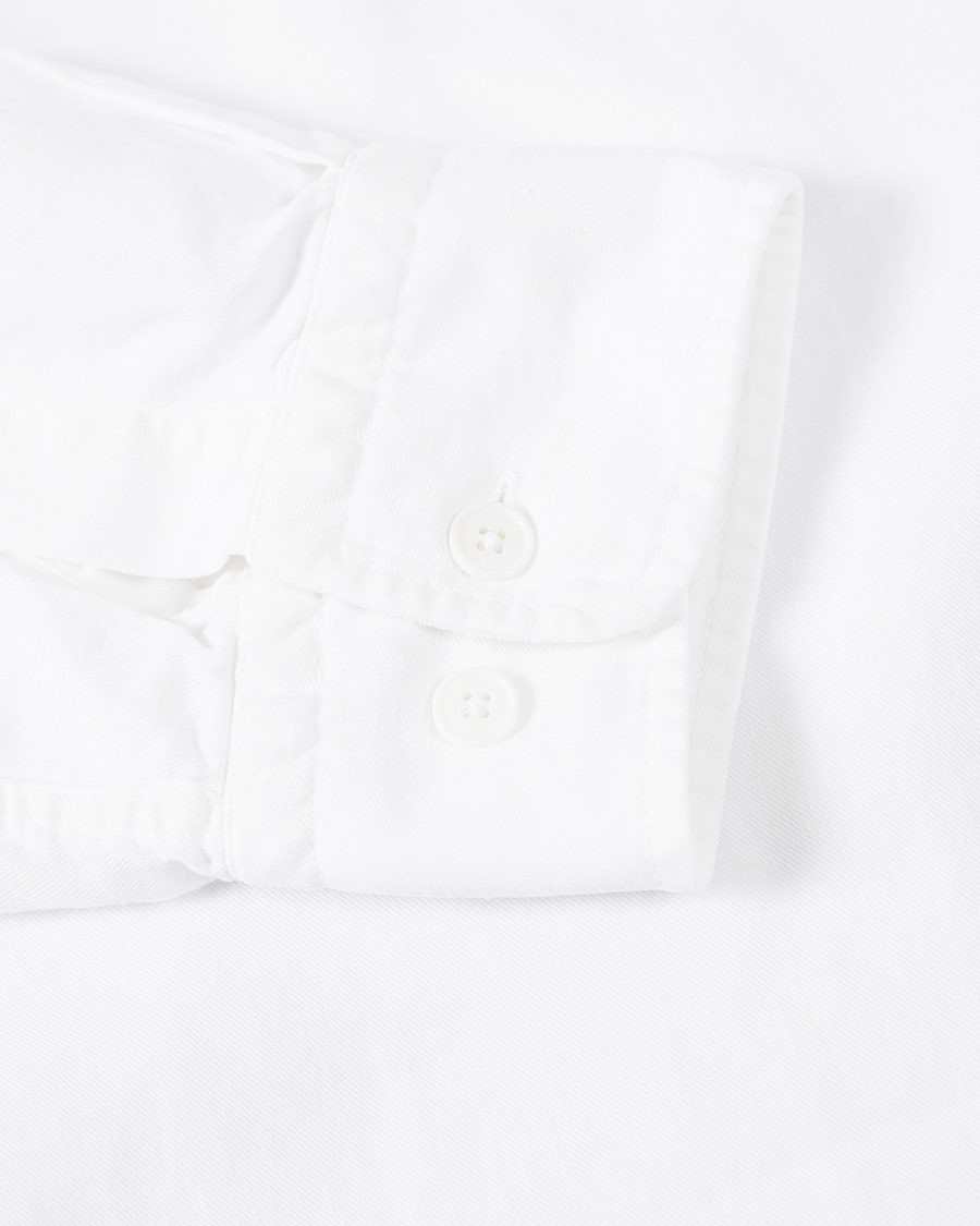 Uomini | Camicie | NN07 | Arne Tencel/Linen Shirt White