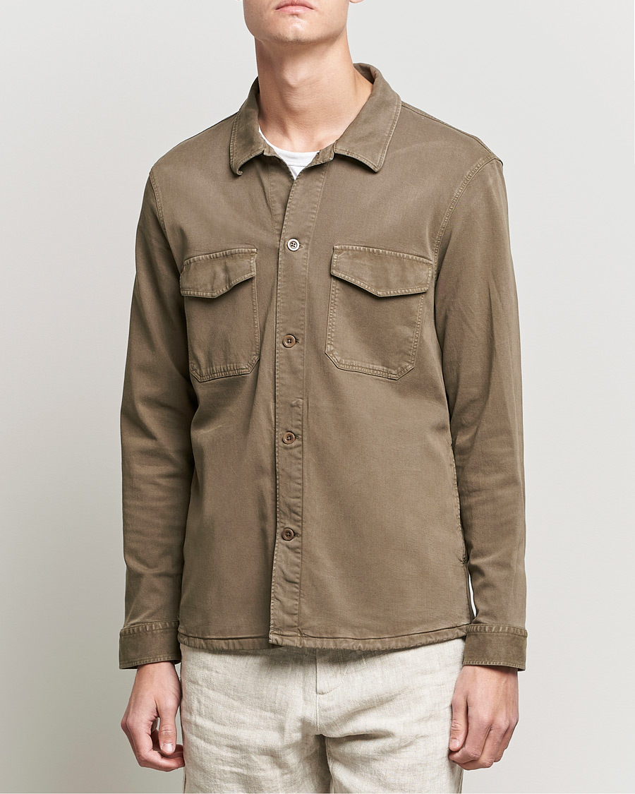 Uomini | Camicie | NN07 | Bernard Tencel Overshirt Clay