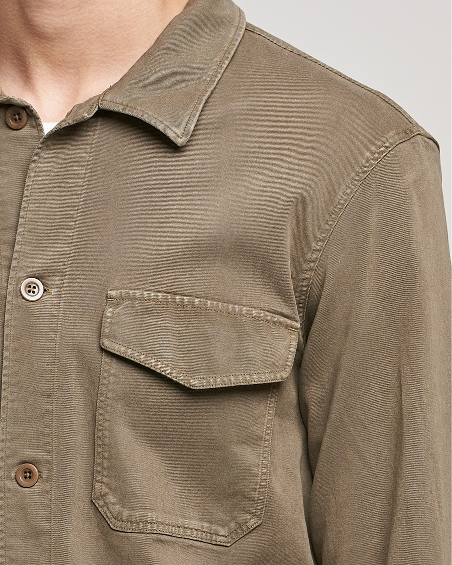 Uomini | Camicie | NN07 | Bernard Tencel Overshirt Clay
