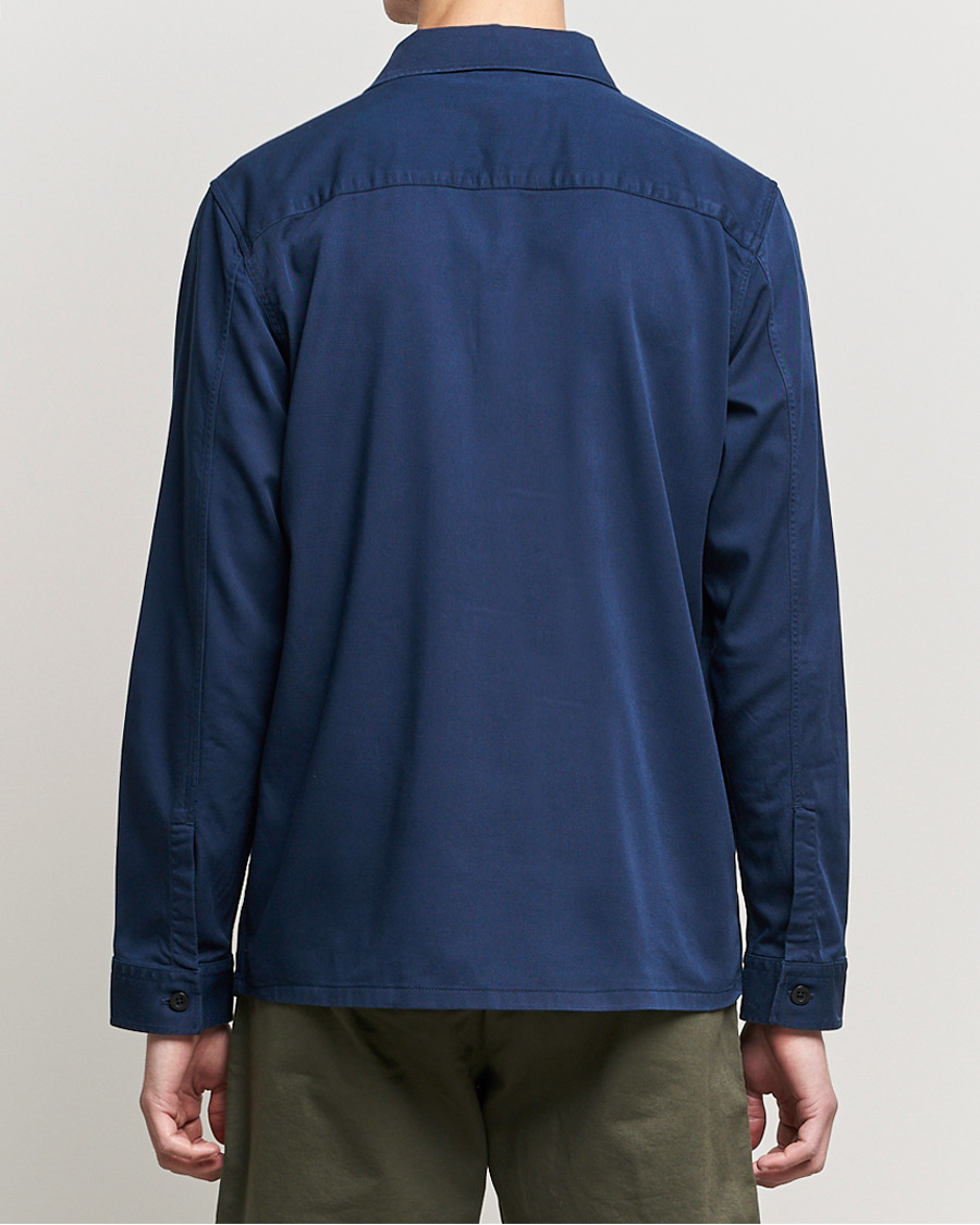 Uomini | Camicie | NN07 | Bernard Tencel Overshirt Navy