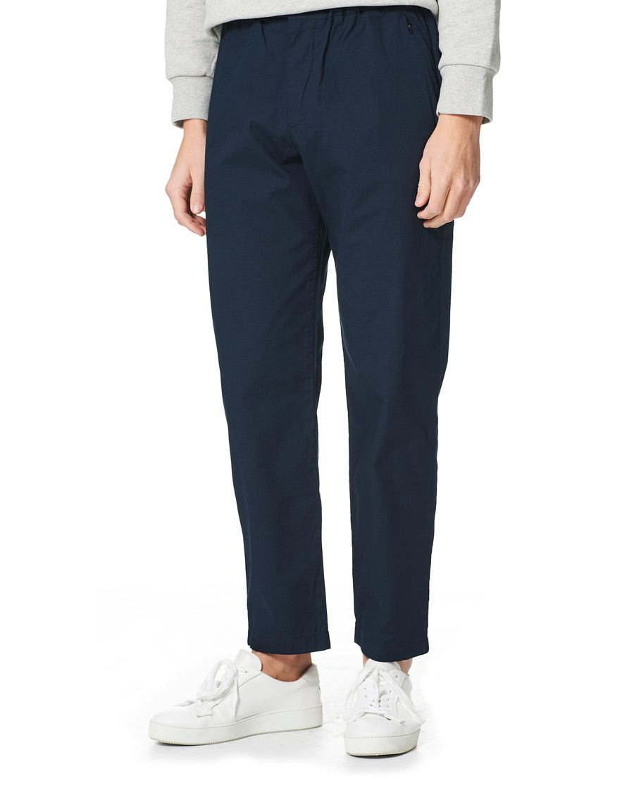 Uomini | Pantaloni | NN07 | Valentin Ripstop Pants Navy
