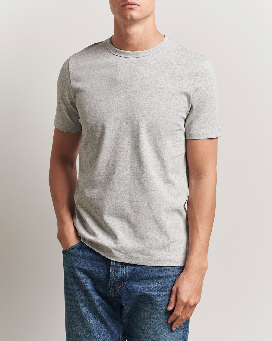 Uomini | T-shirt | A Day's March | Heavyweight T-Shirt Grey Melange