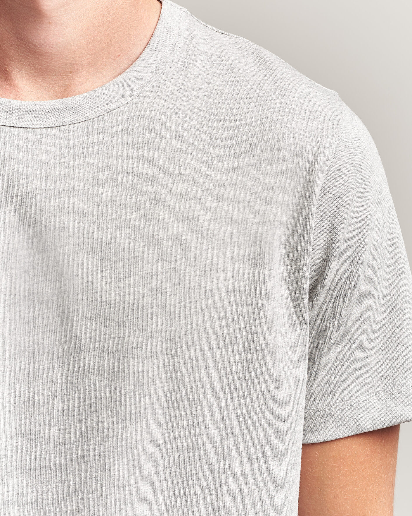 Uomini | T-shirt | A Day's March | Heavyweight T-Shirt Grey Melange
