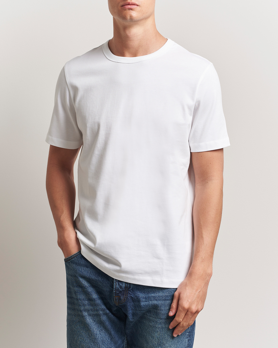 Uomini | T-shirt | A Day's March | Heavyweight T-Shirt White