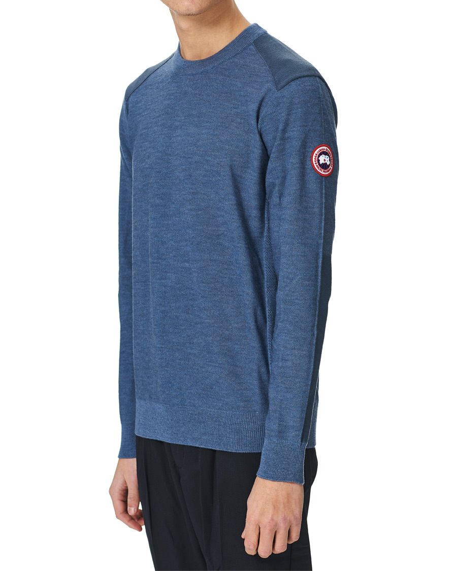 Uomini | Maglieria | Canada Goose | Dartmouth Crew Neck Sweater Ozone Blue Heather