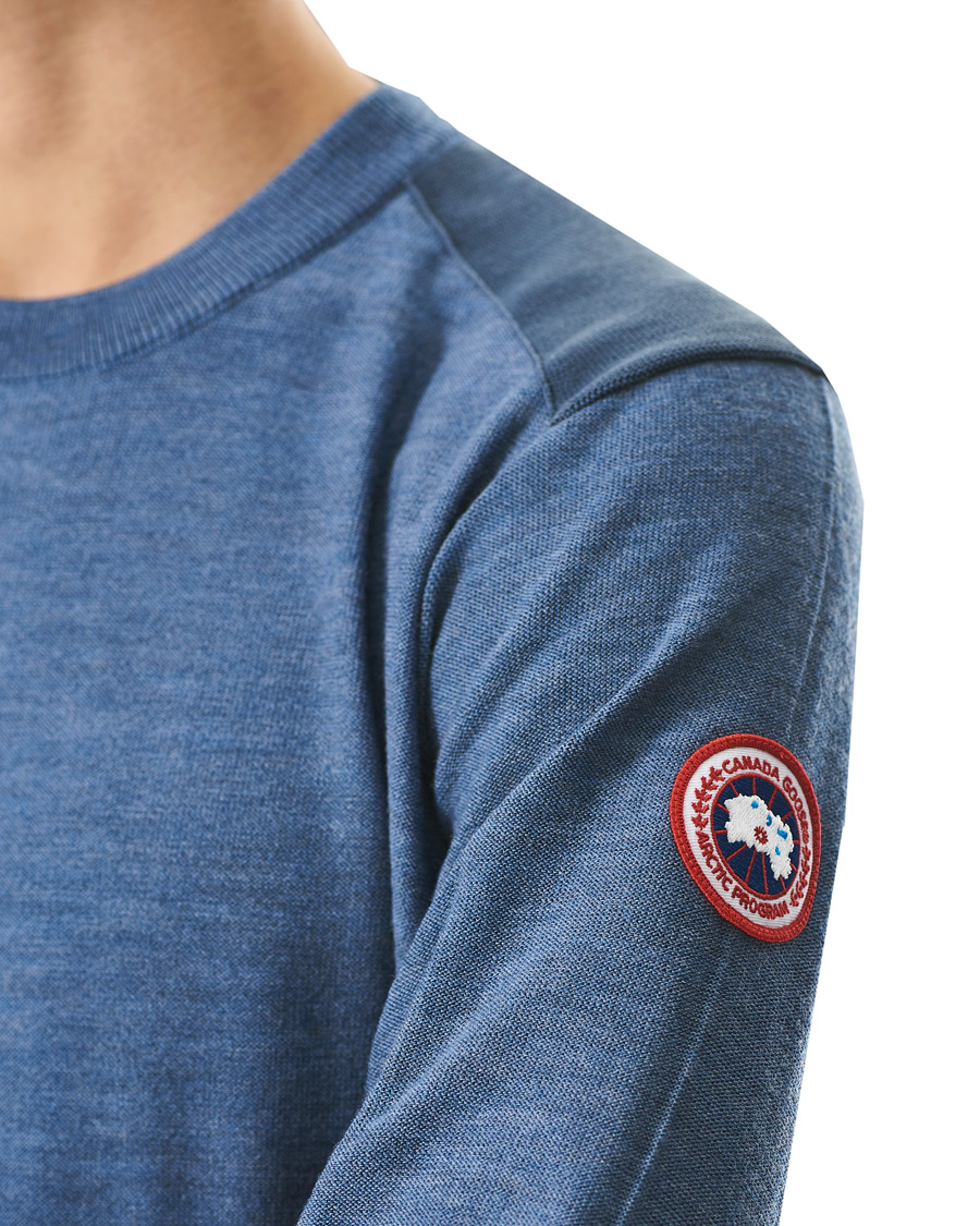 Uomini | Maglieria | Canada Goose | Dartmouth Crew Neck Sweater Ozone Blue Heather