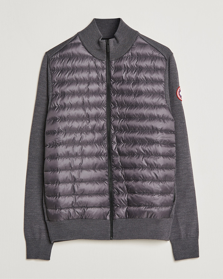 Uomini | Maglieria | Canada Goose | Hybridge Knit Packable Jacket Iron Grey