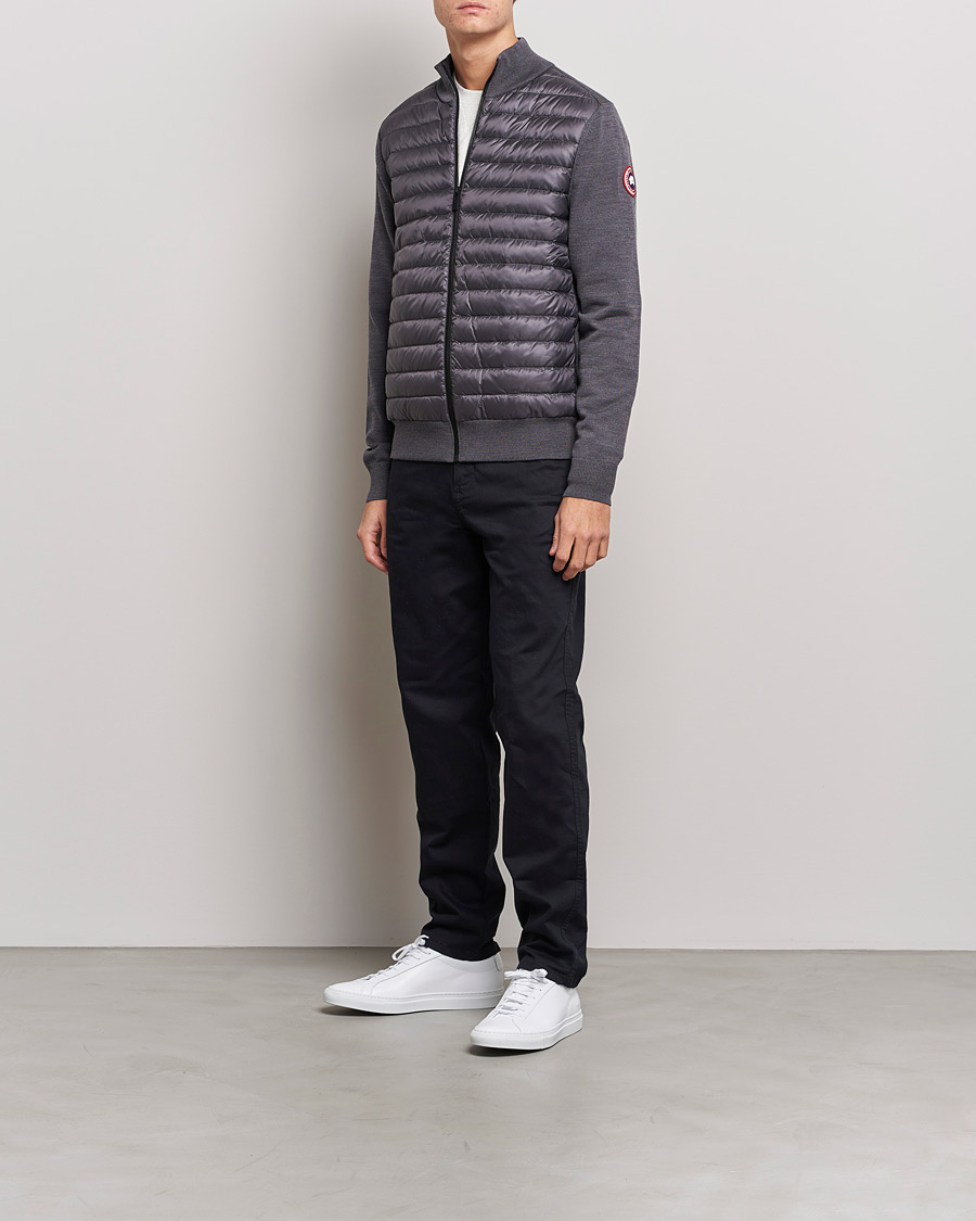 Uomini | Maglieria | Canada Goose | Hybridge Knit Packable Jacket Iron Grey