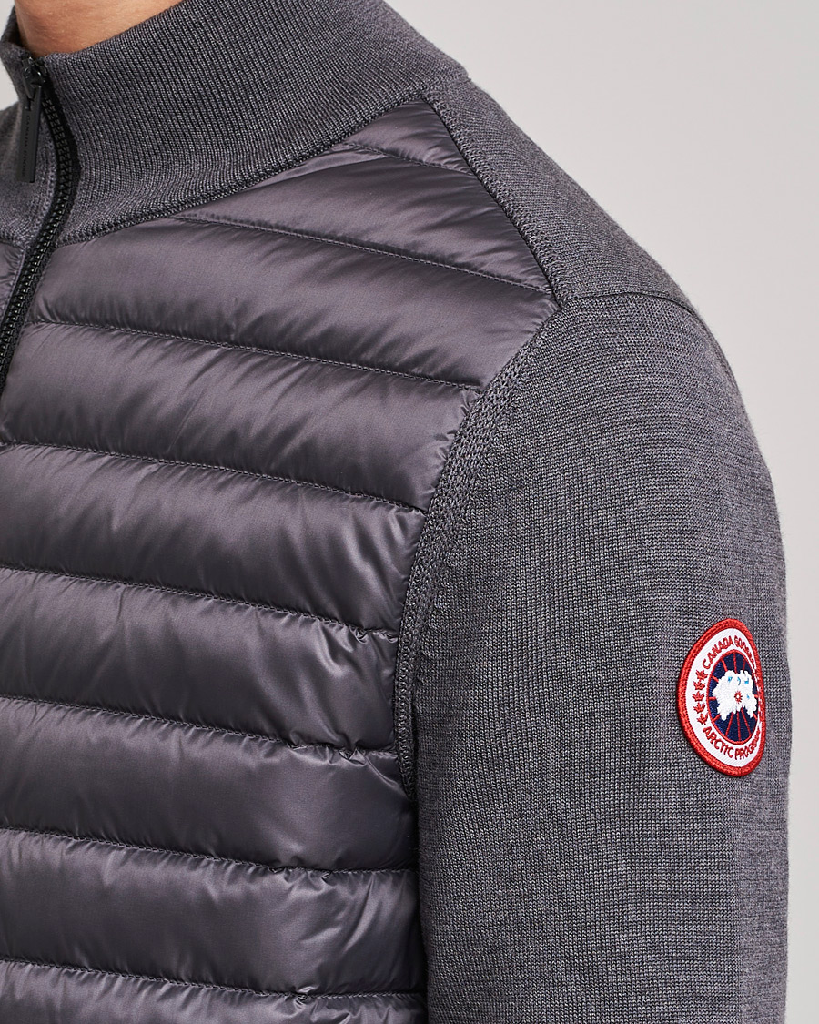 Uomini | Maglieria | Canada Goose | Hybridge Knit Packable Jacket Iron Grey