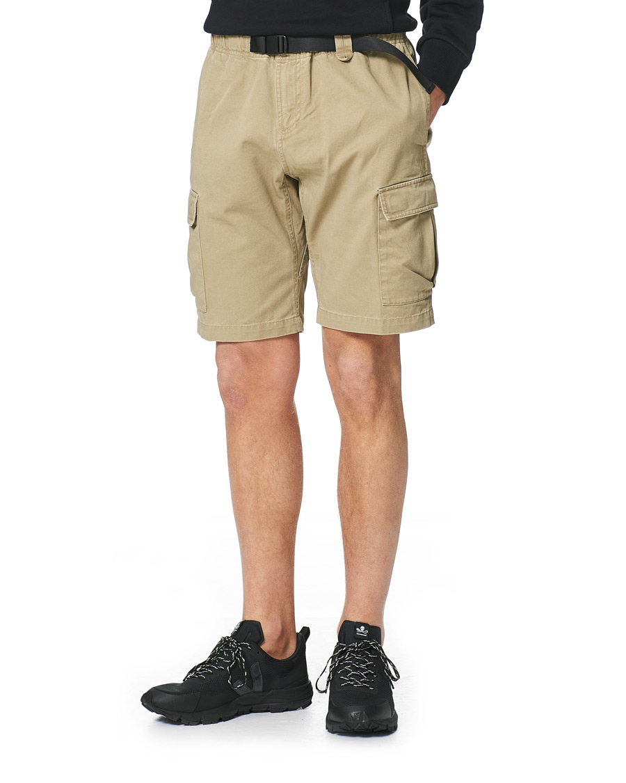 Uomini | Pantaloncini | Peak Performance | Cotton Cargo Shorts True Beige