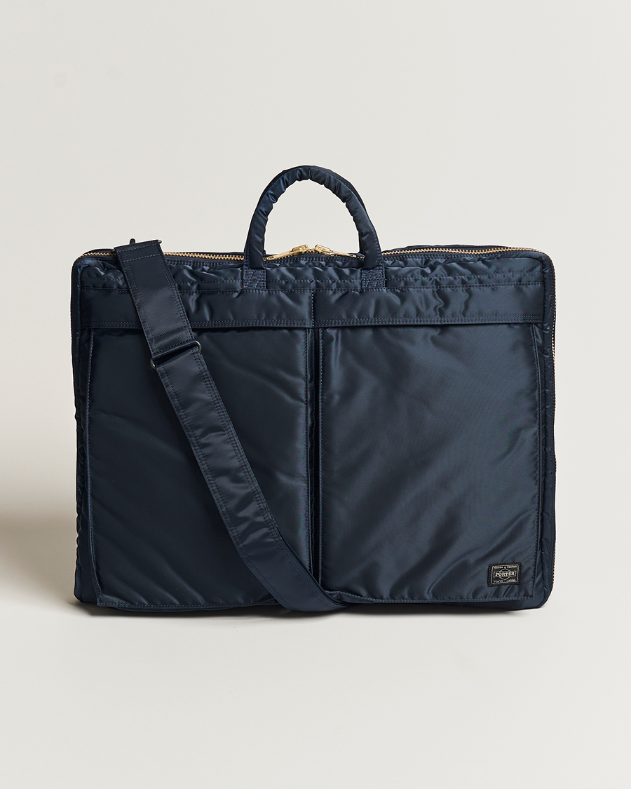 Uomini | Porter-Yoshida & Co. Tanker Garment Bag Iron Blue | Porter-Yoshida & Co. | Tanker Garment Bag Iron Blue
