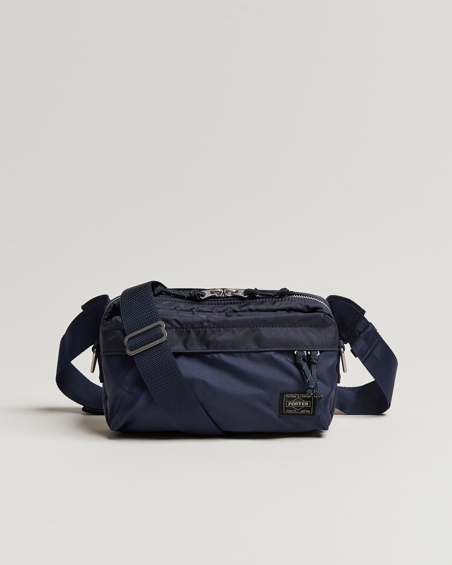 Uomini | Borse | Porter-Yoshida & Co. | Force Waist Bag Navy Blue