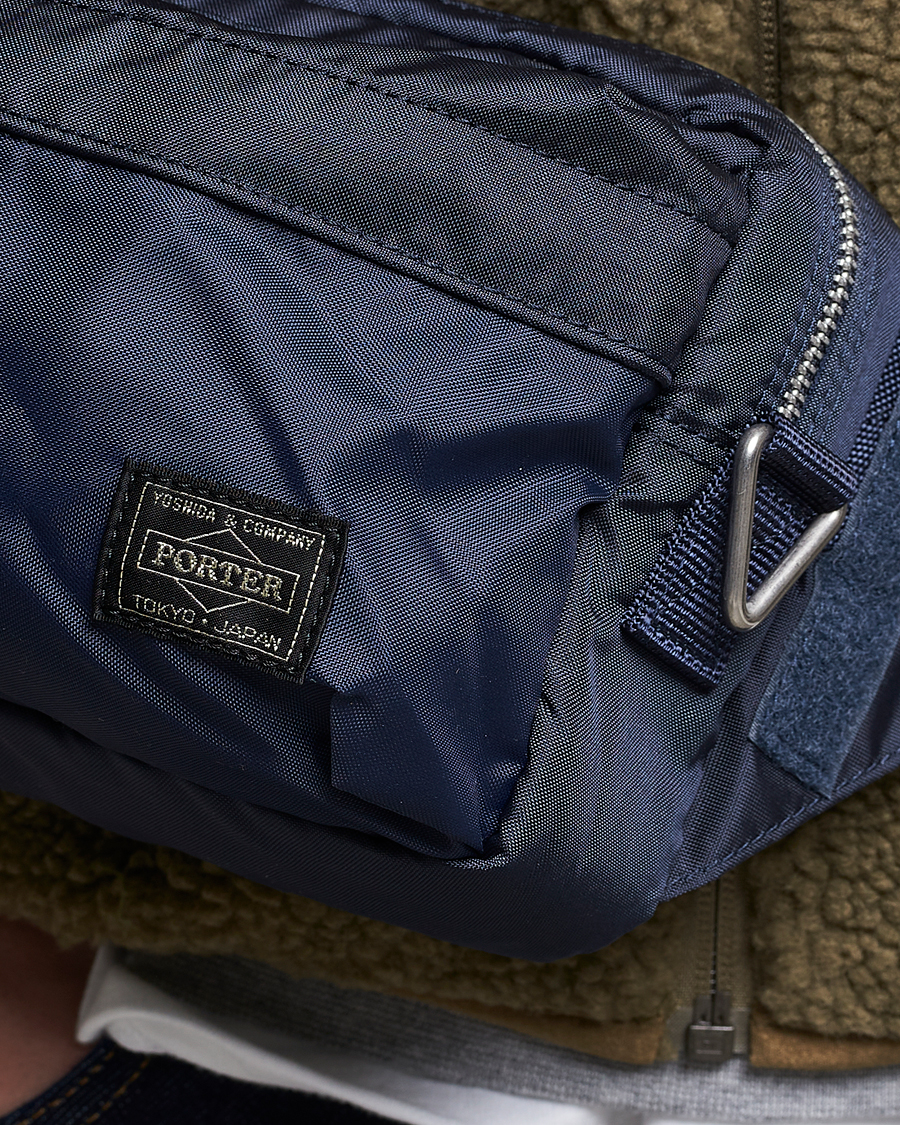 Uomini | Borse | Porter-Yoshida & Co. | Force Waist Bag Navy Blue