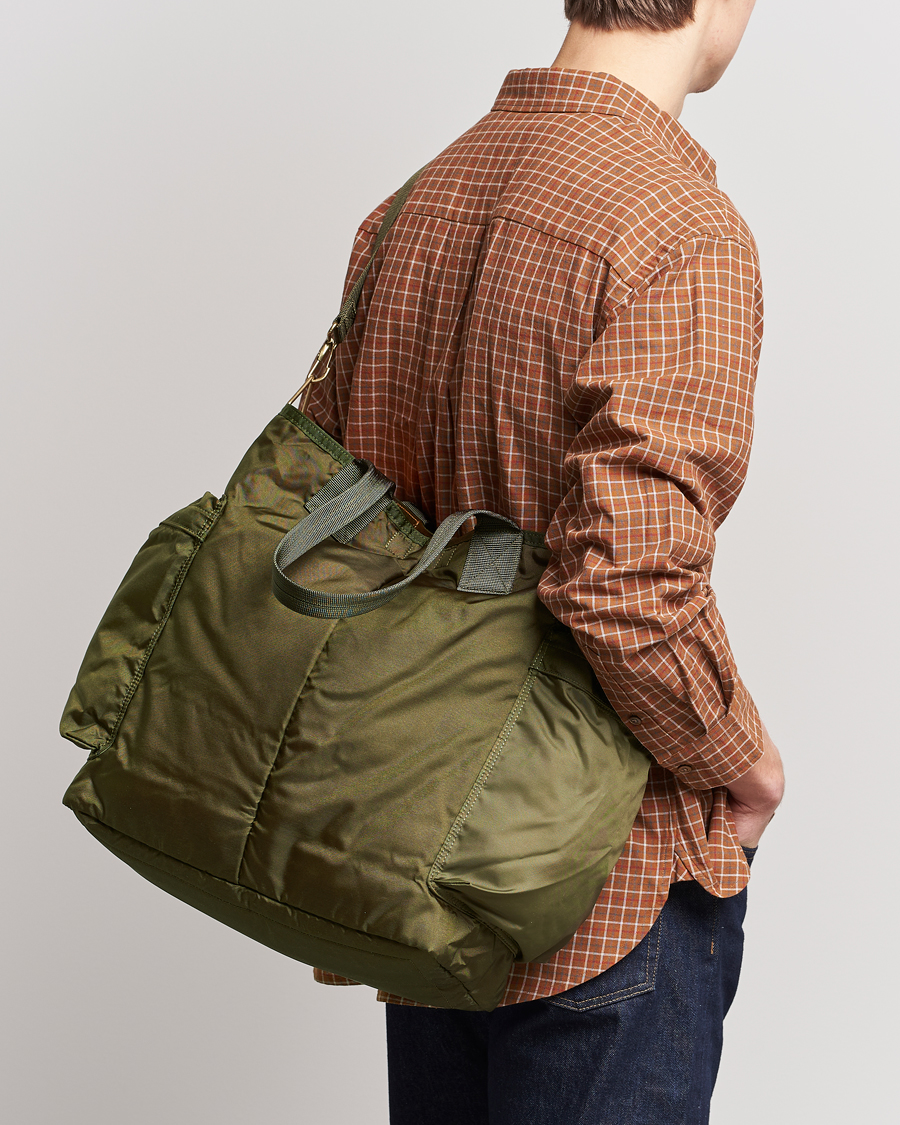 Uomini | Borse | Porter-Yoshida & Co. | Force 2Way Tote Bag Olive Drab