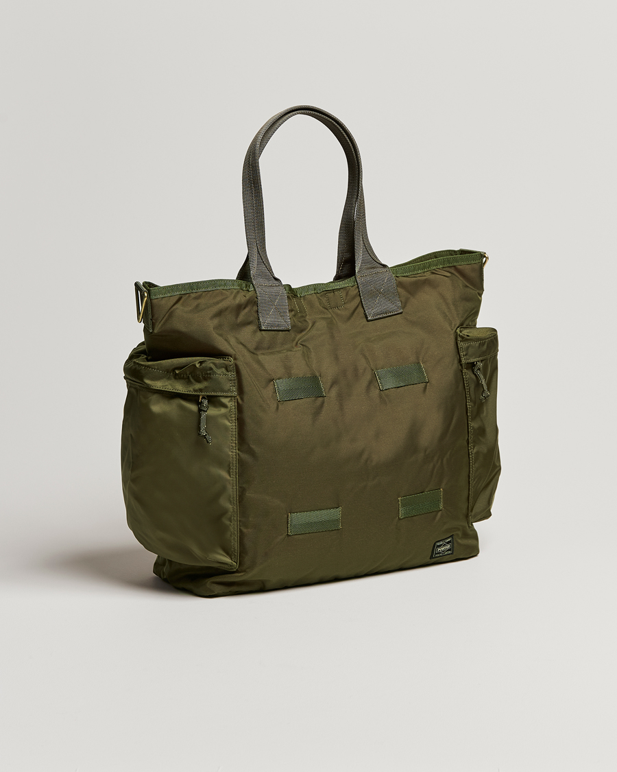 Uomini | Borse | Porter-Yoshida & Co. | Force 2Way Tote Bag Olive Drab