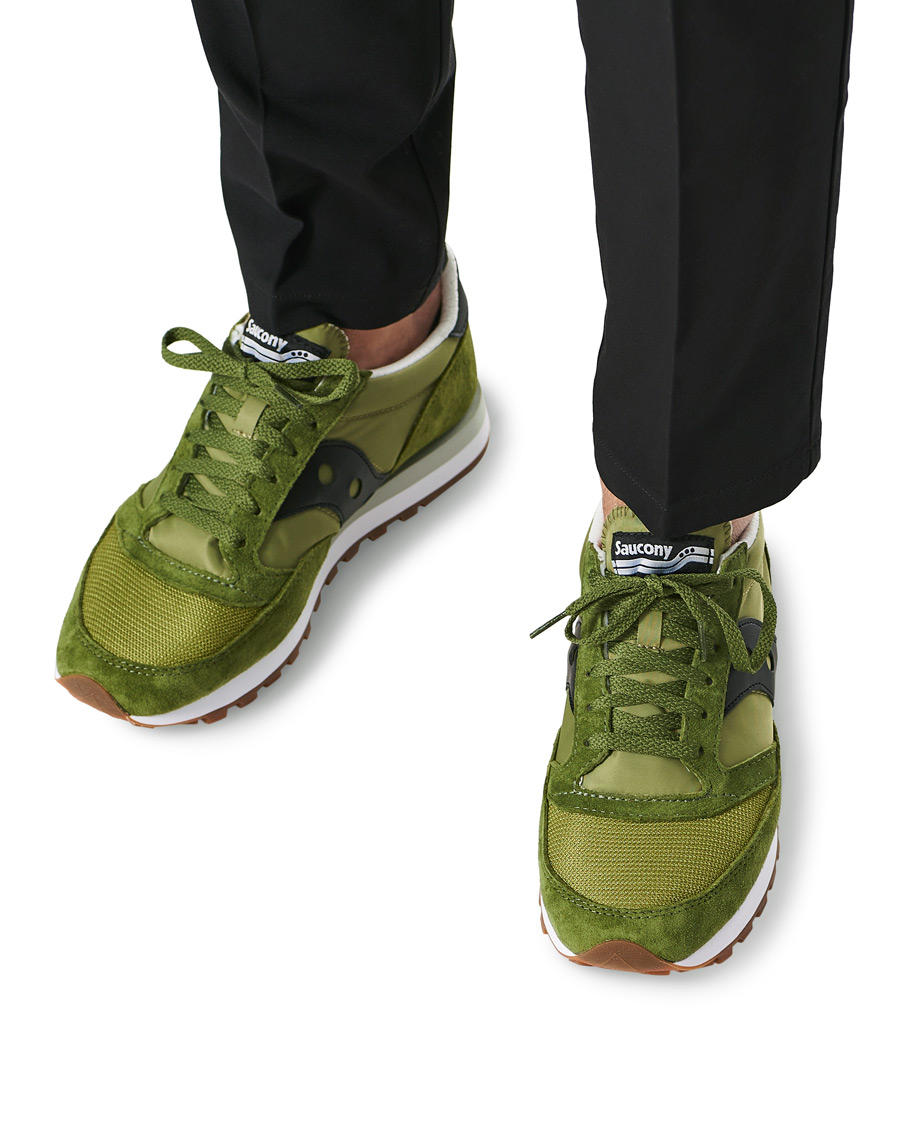 Uomini | Saucony Jazz 81 Sneaker Green/Black | Saucony | Jazz 81 Sneaker Green/Black