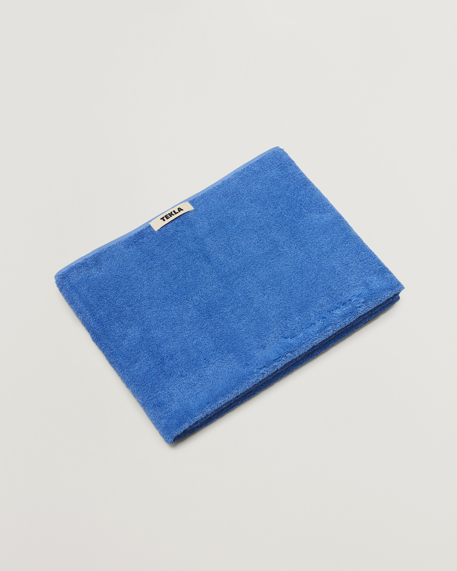 Uomini | Tessuti | Tekla | Organic Terry Bath Towel Clear Blue
