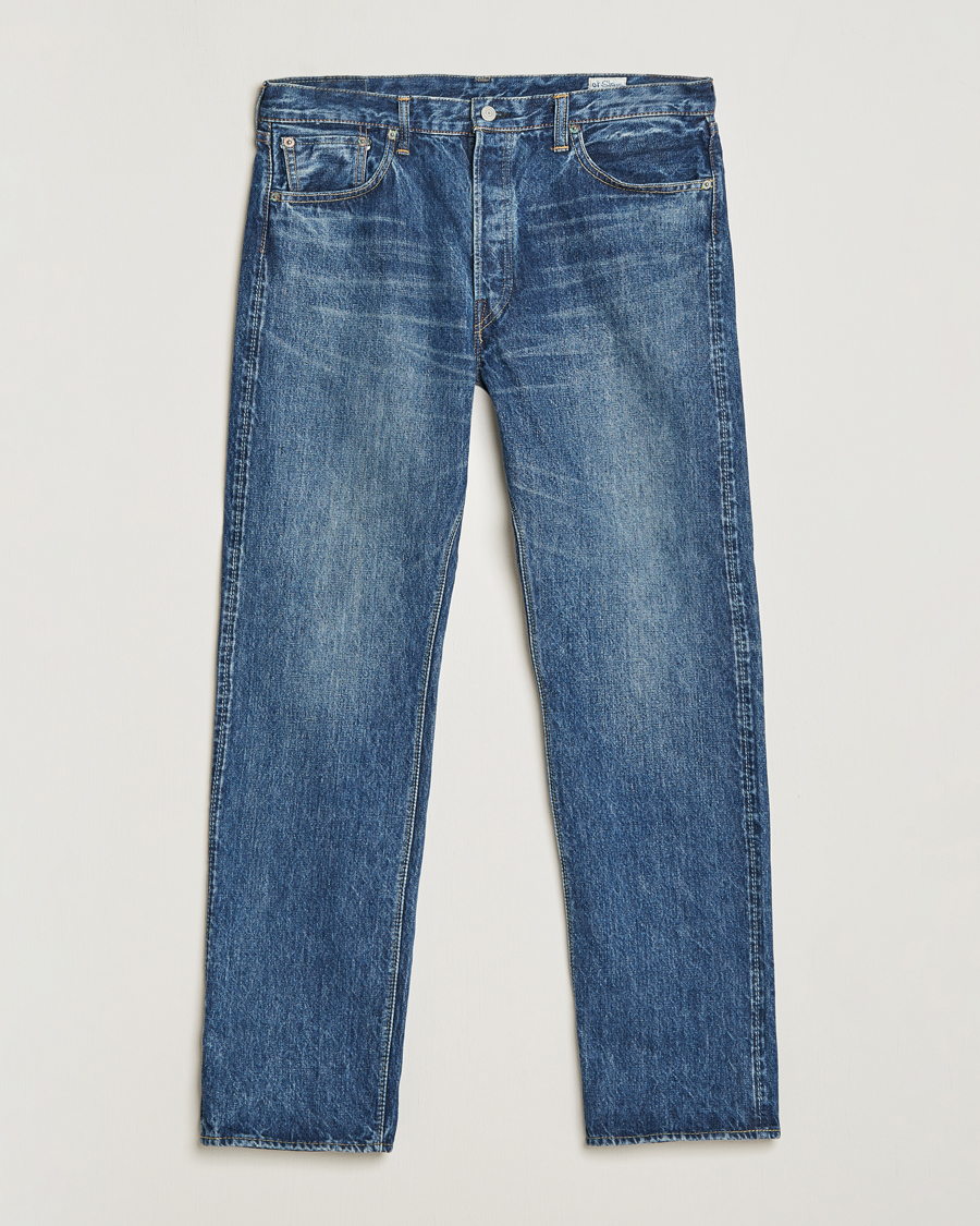 Uomini | Pantaloni | orSlow | Straight Fit 105 Selvedge Jeans 2 Year Wash