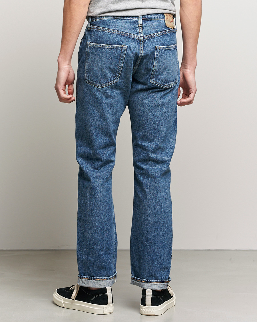 Uomini | Pantaloni | orSlow | Straight Fit 105 Selvedge Jeans 2 Year Wash