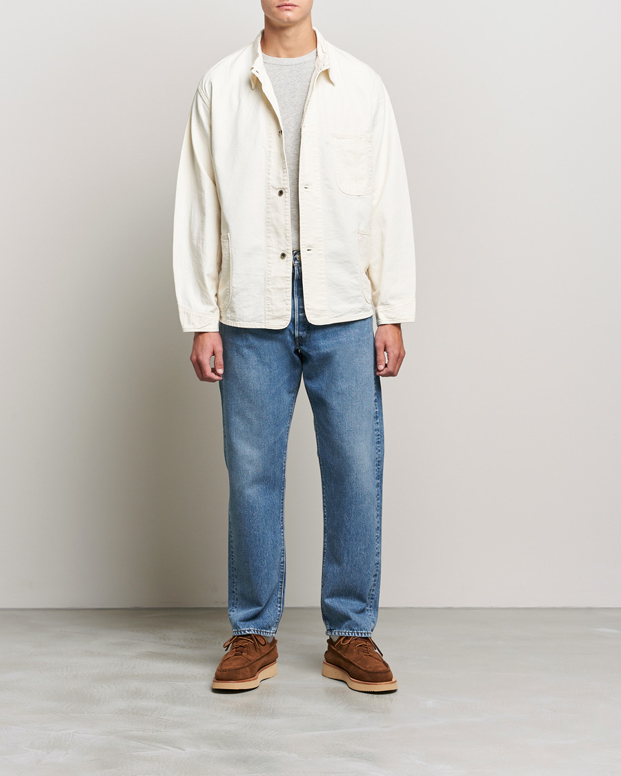 Uomini | Jeans | orSlow | Straight Fit 105 Selvedge Jeans Denim Used