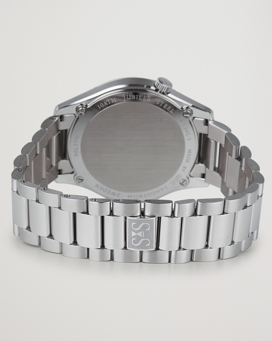 Uomini | Sjöö Sandström Jubilee Steel Quartz 40mm Blue/Steel | Sjöö Sandström | Jubilee Steel Quartz 40mm Blue/Steel