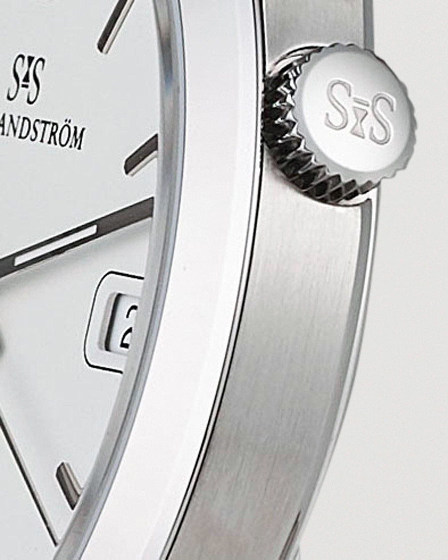 Uomini | Sjöö Sandström Jubilee Steel Quartz 40mm White/Black Calf | Sjöö Sandström | Jubilee Steel Quartz 40mm White/Black Calf