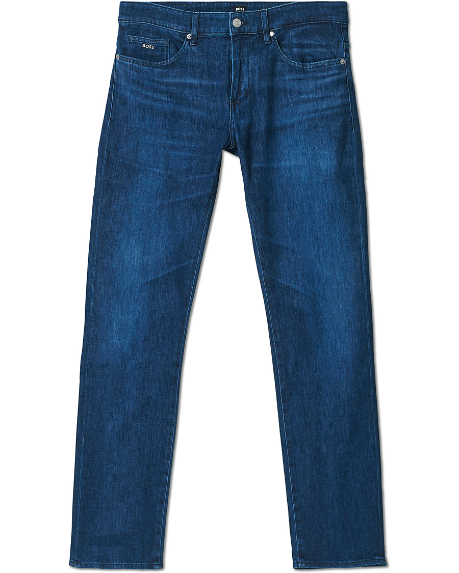Uomini | Jeans | BOSS BLACK | BOSS Delaware3 Slim Fit Stretch Jeans Medium Blue