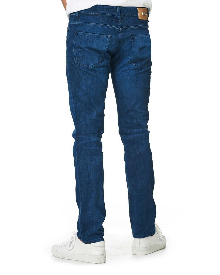 Uomini | Jeans | BOSS BLACK | BOSS Delaware3 Slim Fit Stretch Jeans Medium Blue