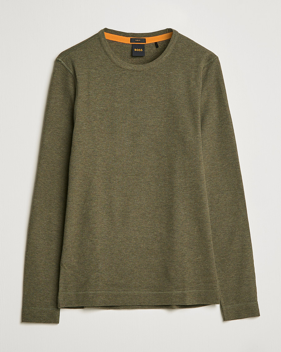 Uomini | Maglieria | BOSS ORANGE | Tempest Sweater Dark Green