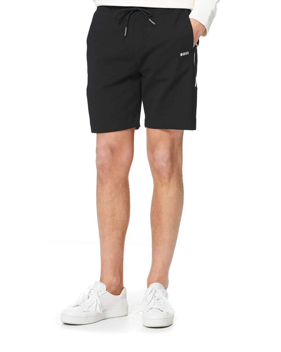 Uomini | Pantaloncini | BOSS GREEN | BOSS Athleisure Headlo Sweatshorts Black