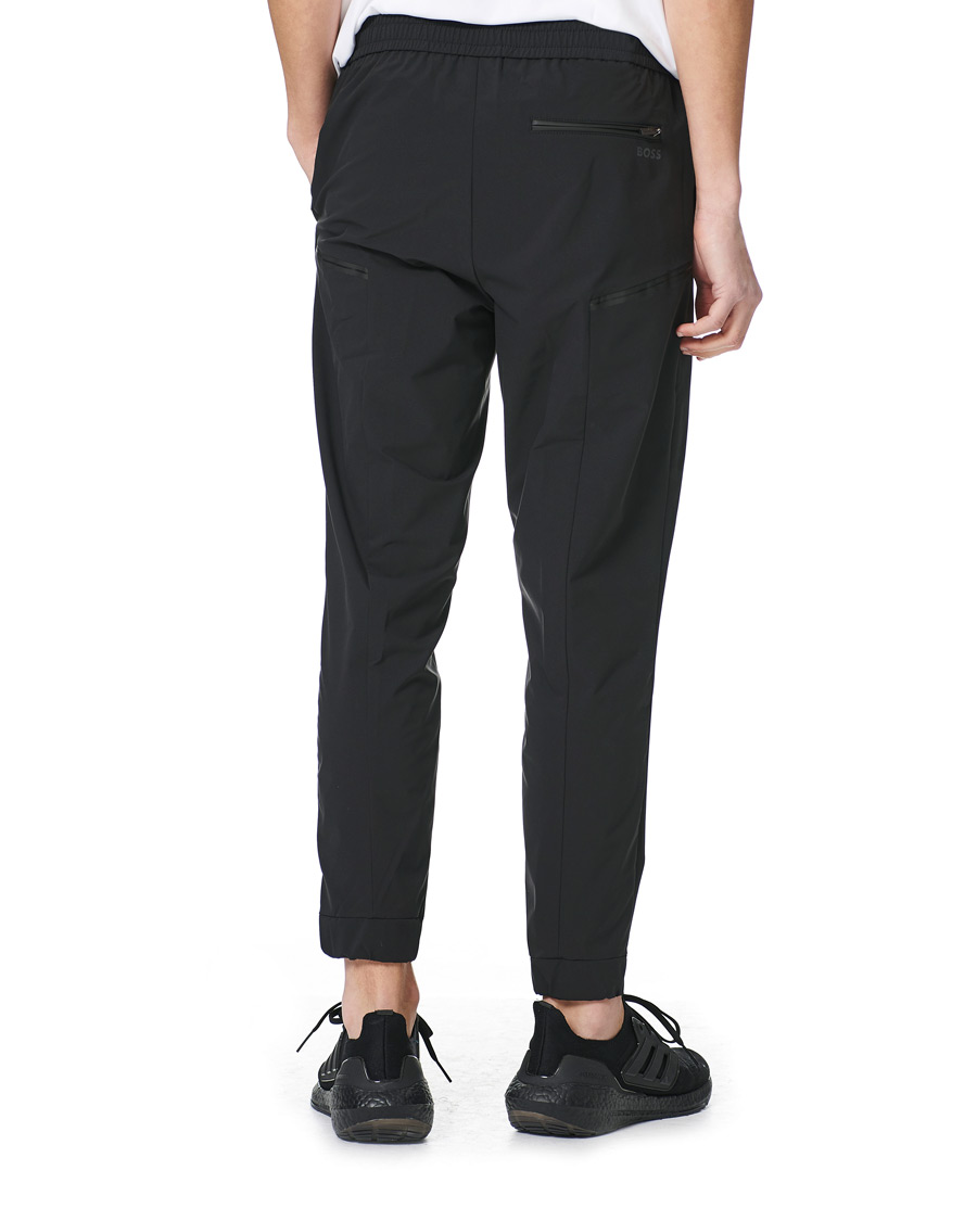 Uomini | Pantaloni | BOSS GREEN | BOSS Athleisure Shinobi Taped Logo Pants Black