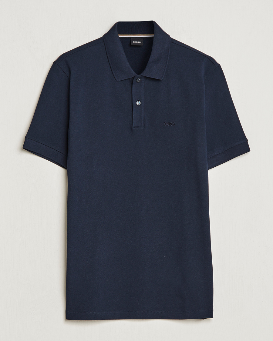Uomini | Polo | BOSS BLACK | Pallas Polo Dark Blue