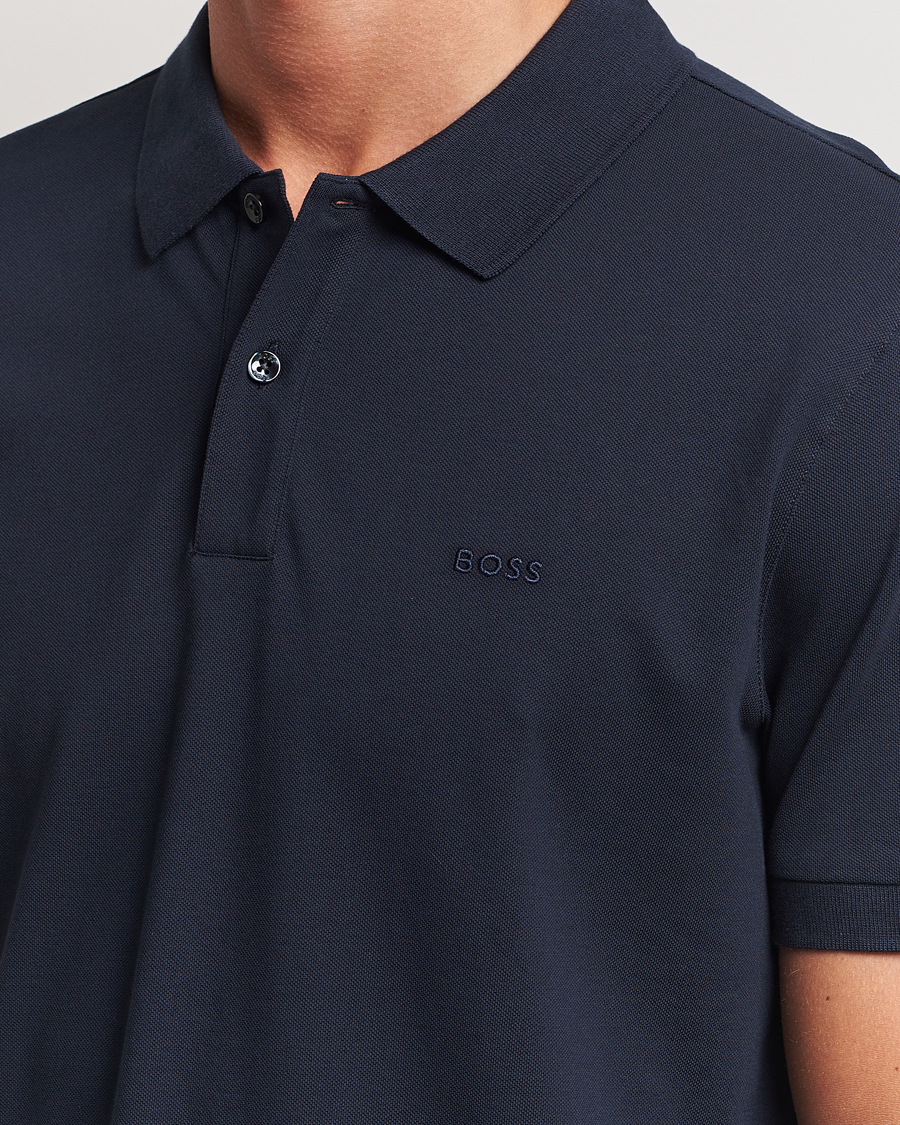 Uomini | Polo | BOSS BLACK | Pallas Polo Dark Blue