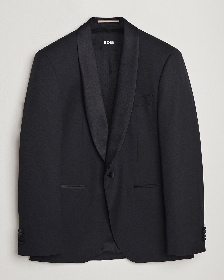 Uomini | Blazers | BOSS BLACK | Jeckson Shawl Tuxedo Blazer Black