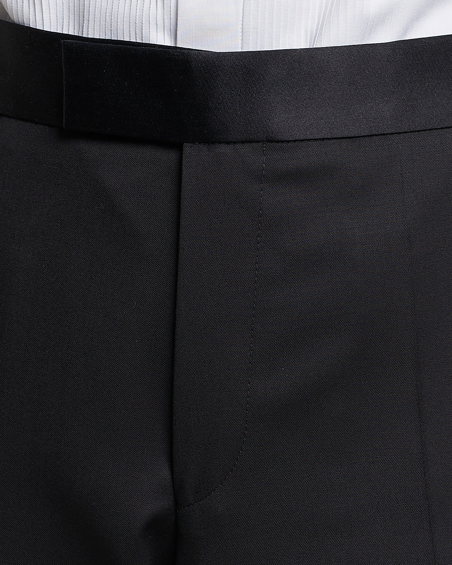 Uomini | Pantaloni | BOSS BLACK | Lenon Tuxedo Trousers Black