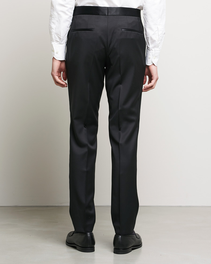 Uomini | Pantaloni | BOSS BLACK | Genius Tuxedo Trousers Black