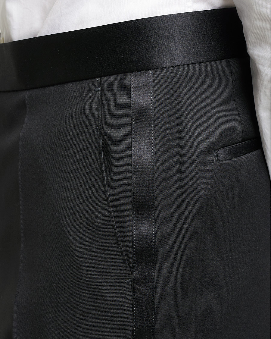 Uomini | Pantaloni | BOSS BLACK | Genius Tuxedo Trousers Black