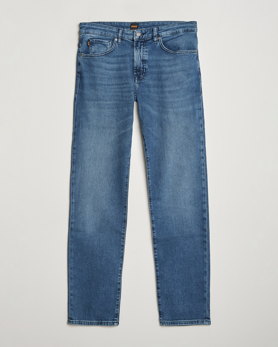 Uomini | Pantaloni | BOSS ORANGE | Re.Maine Jeans Medium Blue
