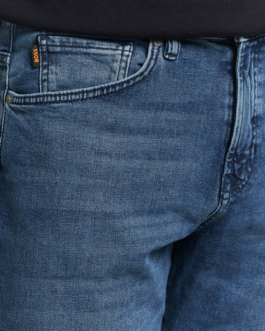 Uomini | Pantaloni | BOSS ORANGE | Re.Maine Jeans Medium Blue