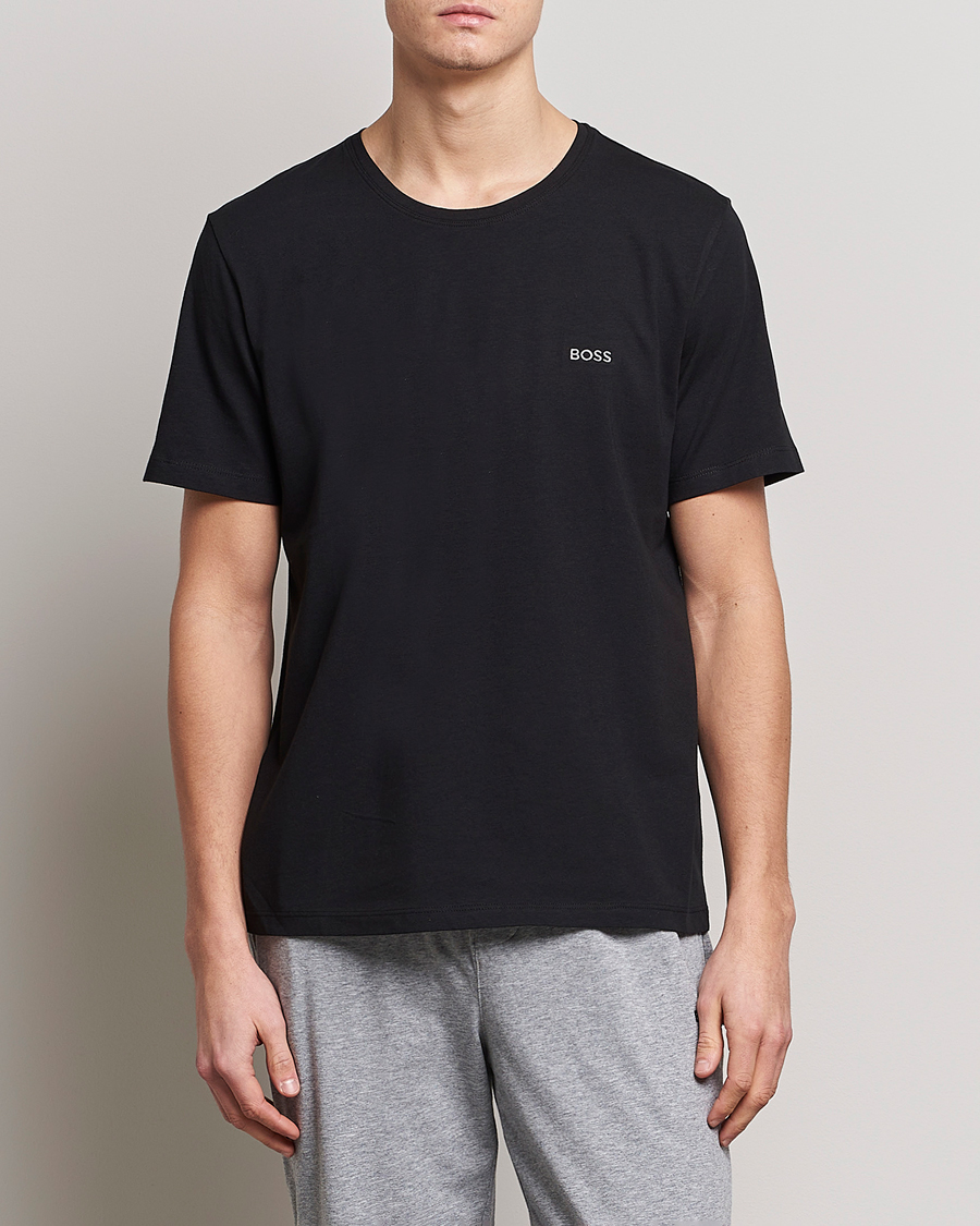 Uomini | T-shirt | BOSS BLACK | Loungewear Small Logo Tee Black