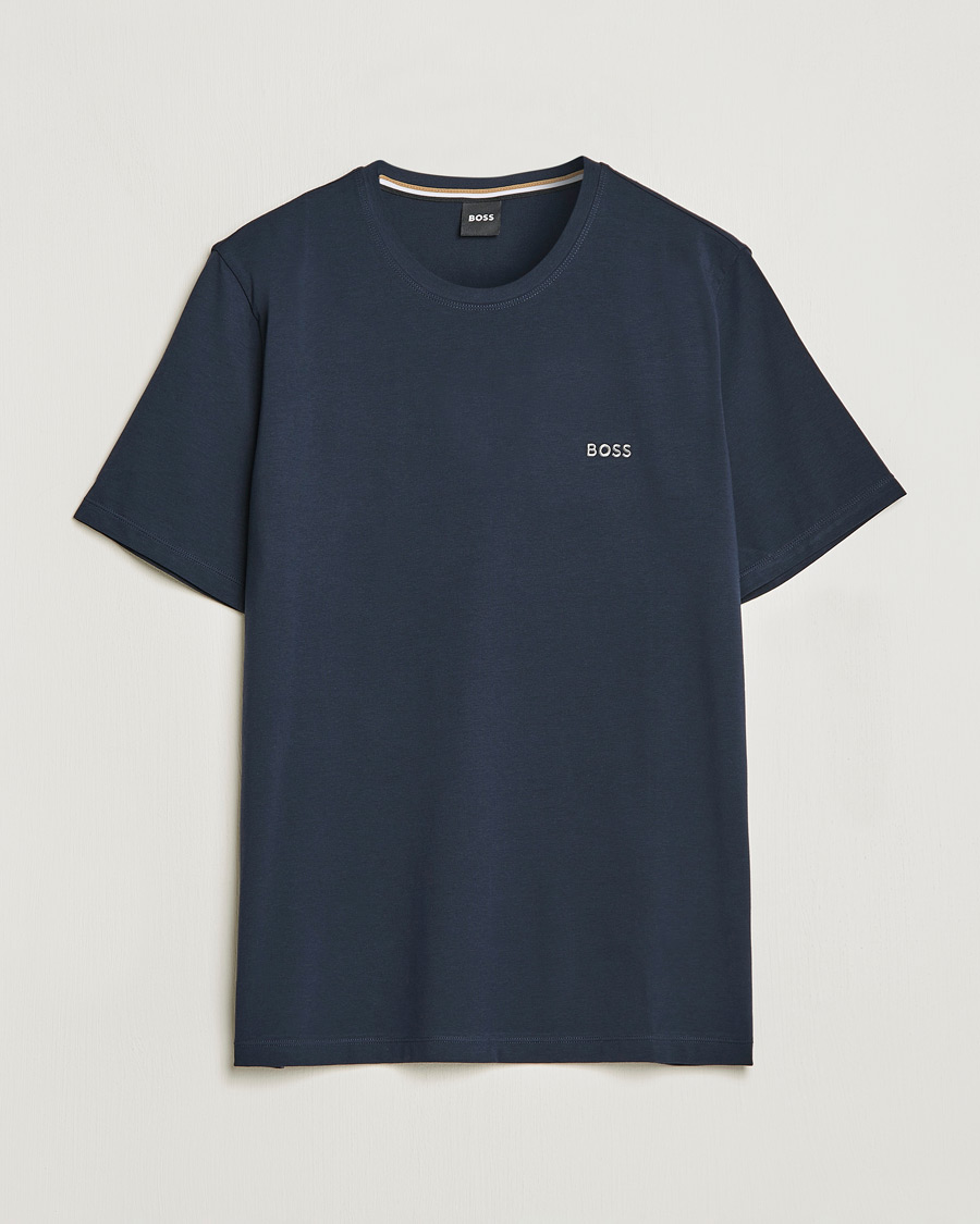 Uomini | T-shirt | BOSS BLACK | Loungewear Small Logo Tee Navy