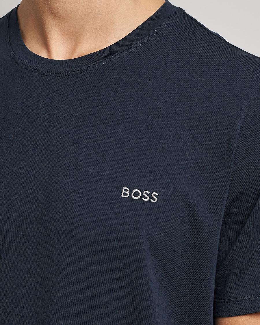 Uomini | T-shirt | BOSS BLACK | Loungewear Small Logo Tee Navy
