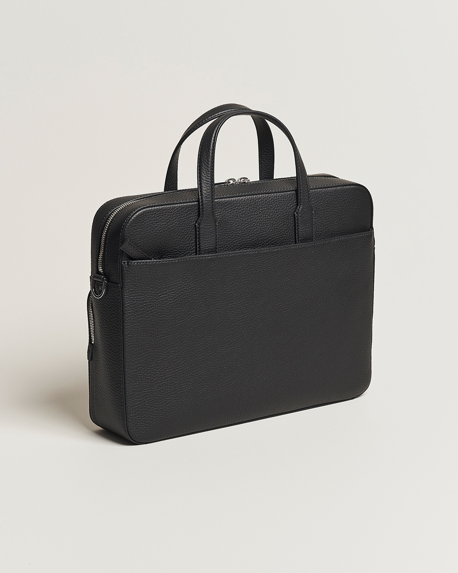 Uomini | Borse | BOSS BLACK | Crosstown Computer Leather Bag Black