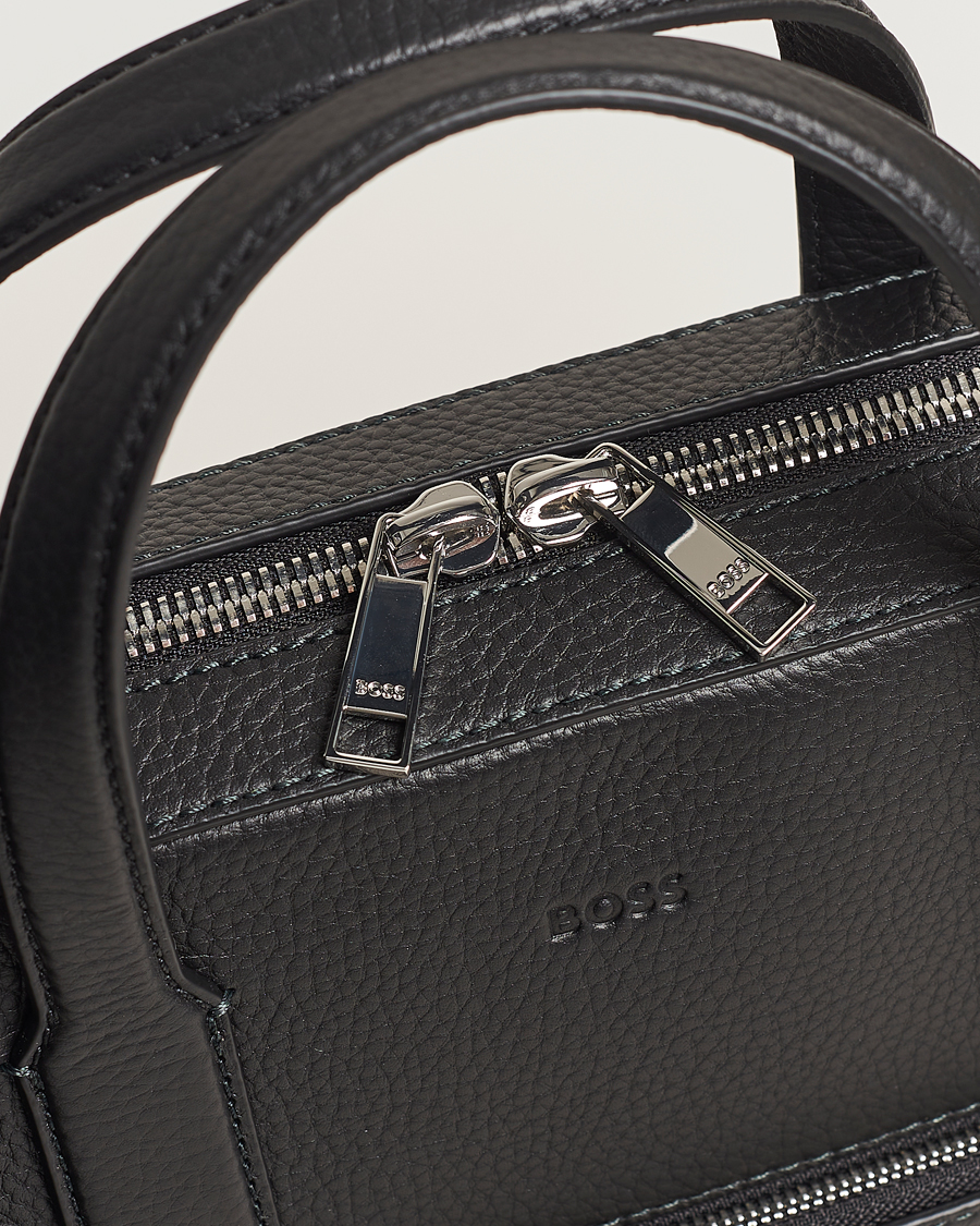 Uomini | Borse | BOSS BLACK | Crosstown Computer Leather Bag Black