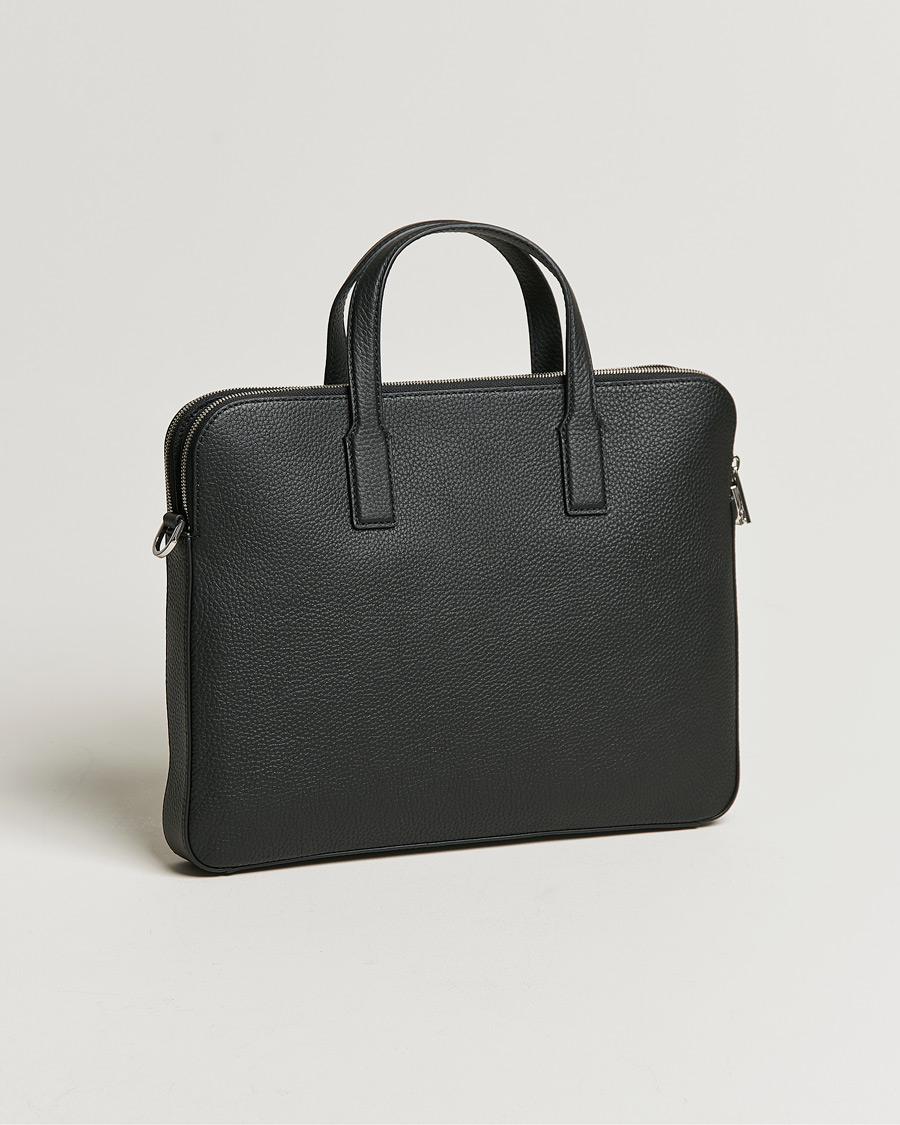 Uomini | Borse | BOSS BLACK | Crosstown Slim Computer Leather Bag Black