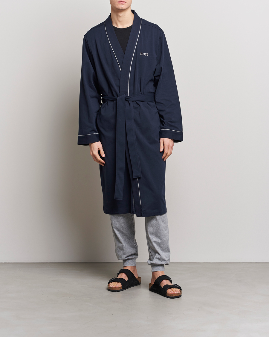 Uomini | Accappatoi & Pigiami | BOSS BLACK | Kimono Dark Blue