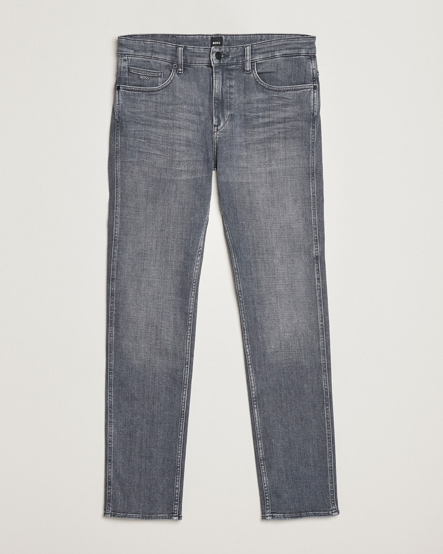 Uomini | Jeans | BOSS BLACK | Delaware Slim Fit Stretch Jeans Medium Grey