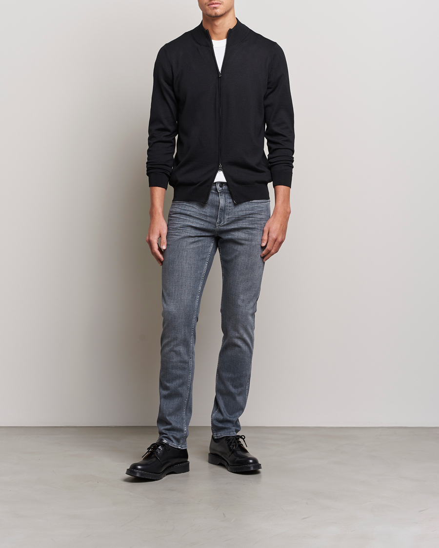 Uomini | Jeans | BOSS BLACK | Delaware Slim Fit Stretch Jeans Medium Grey