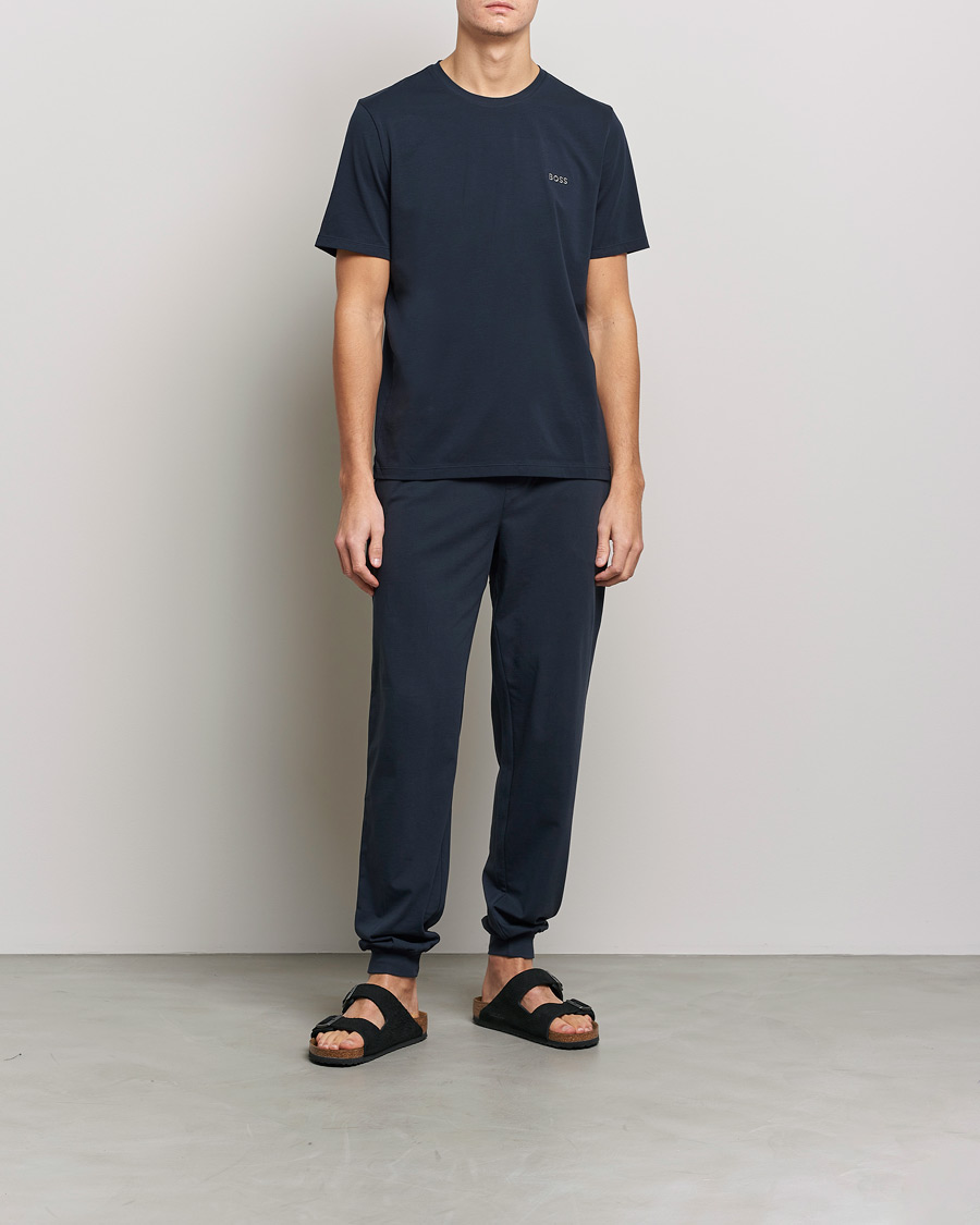 Uomini | Pantaloni | BOSS BLACK | Mix & Match Sweatpants Dark Blue
